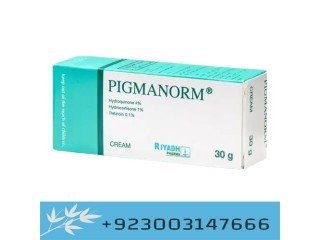 Pigmanorm Cream Online Price In Karachi | 0300-3147666